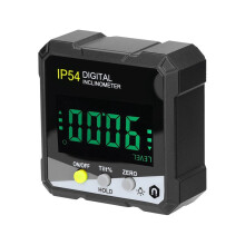 IP54 4X90 Draagbare Digitale Hellingsmeter LCD-Achtergrondverlichting Digitale Gradenboog Hellingsmeter Digitale Hoekliniaal (Geel)