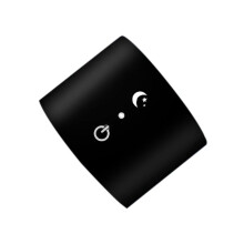 Dubbele Kop RGB Wandlamp Huis Slaapkamer Nachtkastje Lamp Gang Sfeer Nachtlampje Zwart