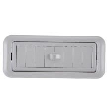 Car Interior Roof Top A/C Air Conditioner Outlet AC Vents for Land Prado LC150 150 2010-2017 Grey