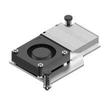 For Raspberry Pi 5 Argon 30mm Active Cooler PWM Fan, Passive Cooling Aluminum Fins Radiator,Efficient Heat Dissipation B