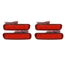 2X Car LED Rear Bumper Reflector Light for Land 100/Cygnus LX470 LED Warning Light Brake Lamp