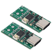 2 Pcs ZY12PDN USB-C PD2.0/3.0 to Converter Power Supply Module Decoy Fast Charge Trigger Poll Polling Detector Tester
