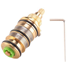 10X Bath Shower Thermostatic Cartridge&Handle for Mixing Valve Mixer Shower Bar Mixer Tap Shower Mixing Valve Cartridge