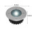 4x Solar-Powered Stainless Steel LED Deck Lights 2