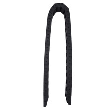 6 Stücke 18 mm x 37 mm Schwarze Flexible Halboffene Kabelschleppkette 1M 39.4