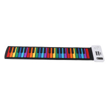 49-Tasten-Roll-Up-Piano bunt 31,5 6,3 Zoll 500 mAh