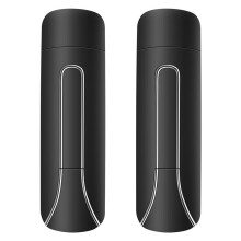 2Pcs Wall Mounted Bathroom Plastic Liquid Soap Dispenser 350Ml Shower Gel Detergent Shampoo Bottle for Kitchen Hotel
