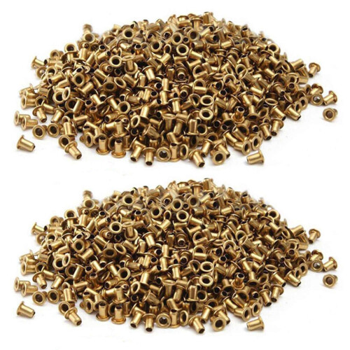 2000Pcs Copper Beekeeping Eyelets for Frames Bee Hive Equipments Copper Caps