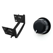 Radio Face Fascia Plate Frame for Forester Impreza Xv Wrx & Heater Control Knob for Hilux KUN26 2011-2015