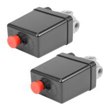 2X Heavy Duty Air Compressor Pressure Control Valve 90 PSI -120 PSI Black