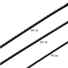 108 St RullsåGblad 127 mm KolståL BandsåGblad med Korsstift 15/18/24 Tänder Standard Finskurna SåGblad