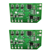 2X Solar Light Circuit Board 3.7V  Solar Lawn Controller Lithium Battery RGB Changing Solar Lamp Circuit Board