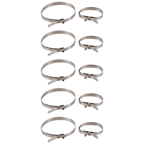 Vehicle Car Constant Velocity CV Joint Boot Clamp Clip Fastener 10 Pcs