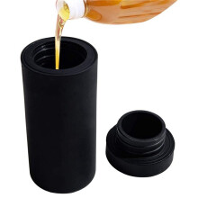 3X Spül Mittel Flasche Drücken für Wasch Becken Küche, Silikon Hand Seifen Spender für Bade Zimmer, Arbeits Platte Dispenser (Schwarz)