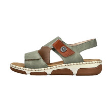 Sandali con Velcro Rieker - Verde