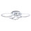 Living And Home 6-Light Adjustable RGB LED Ceiling Light with Remote Control 4