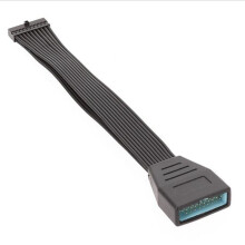 4-Teiliges Kleines -USB 3.0 19/20-Poliges Internes Verlängerungs-Header-Adapterkabel USB-20-Poliges Verlängerungskabel für Motherboard 15 cm