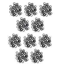 500 X Nitrilkautschuk O Ring Schwarz 11 mm X 15 mm X 2 mm Unterlegscheibe Versiegelungsbeutel Gummituellen