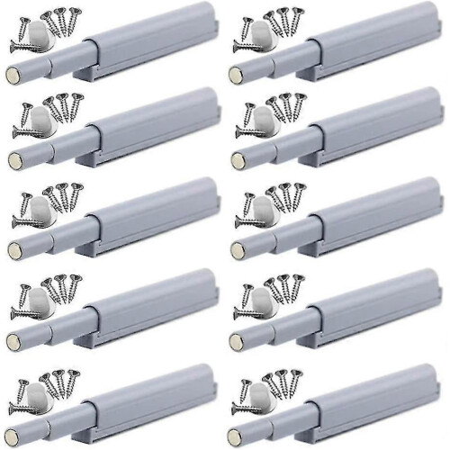 10pcs Push-to-open Magnetic Cabinet Latches MSPHX