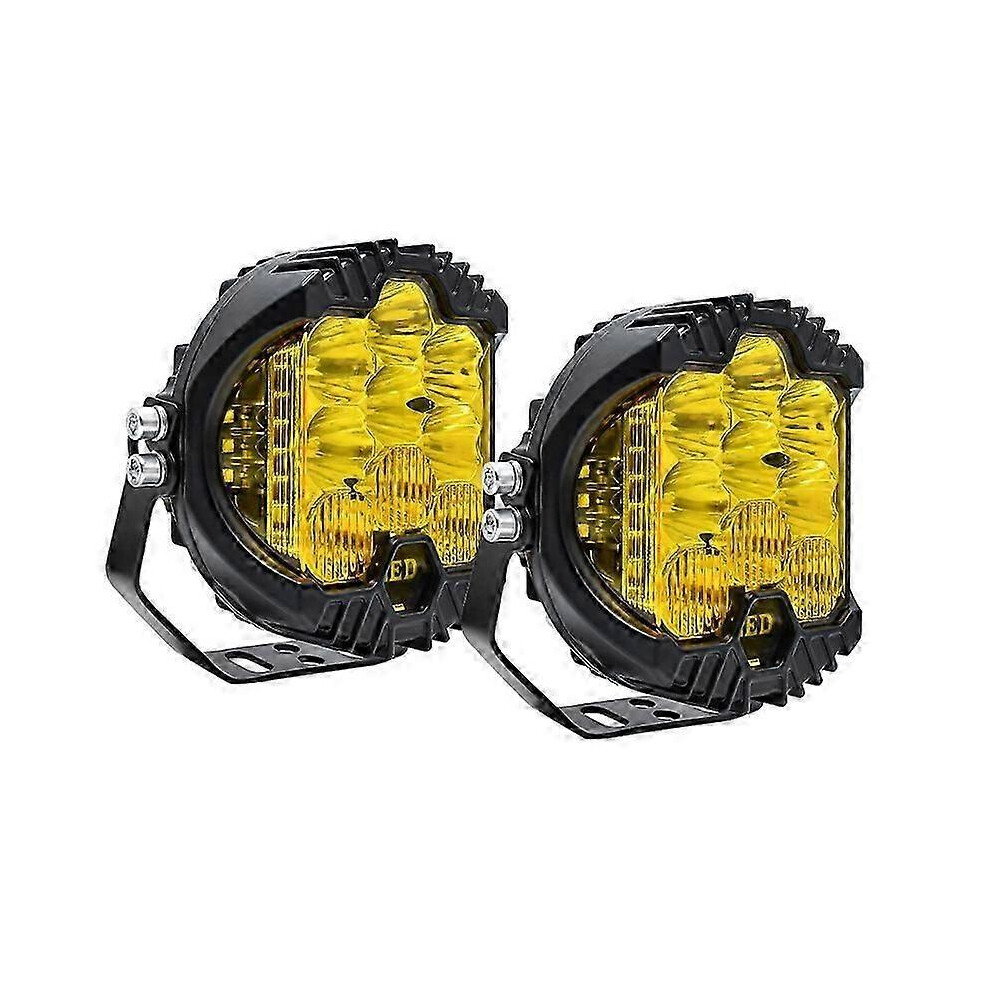 Led Fog Lights Driving Lights 3-Inch 90W 3000K 4300K Off-Road Spotlights 4X4 Suv Compatible With Jeeps Trucks Cars Suvs Boats Msphx Yellow 9557259111168