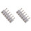 12 St Metallgitarrbro Sadelboll Rullsträng Tremolo Bridge Sadlar för Elgitarrbytesdelar, Silver 1