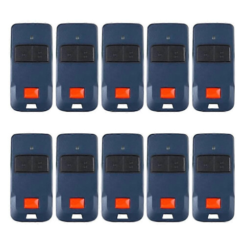 10 Garage Door Remotes, 433.92MHz Rolling Code, Compatible with BFT MITTO COOL C2 Mitto2 Mitto4 Handheld Transmitters, 2 Buttons MSPHX