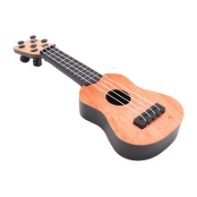 Yellow Kids Classical Ukulele Guitar Toy Early Education Small Guitar Party Supplies Adjustable