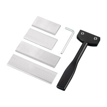Professional Carbon Steel Leather Knife, Long-Lasting Crafting Tool with Reasonable Bevel for Home Leatherworking