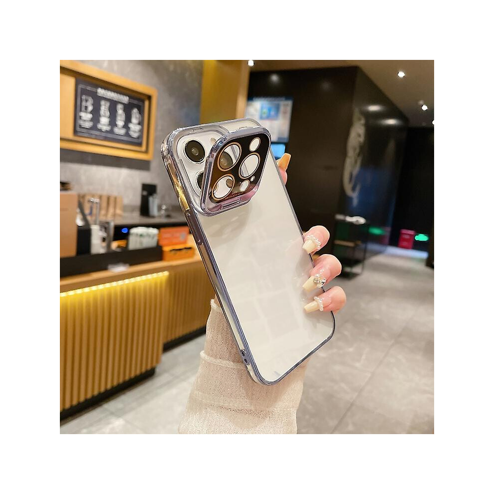 Compatible Iphone 15 Pro Electroplated Lens Protectoin Holder Tpu Phone Case:sierra Blue 337224219155