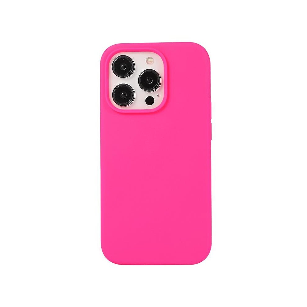 Compatible Iphone 14 Plus Liquid Silicone Phone Case:brilliant Pink 6005829416494