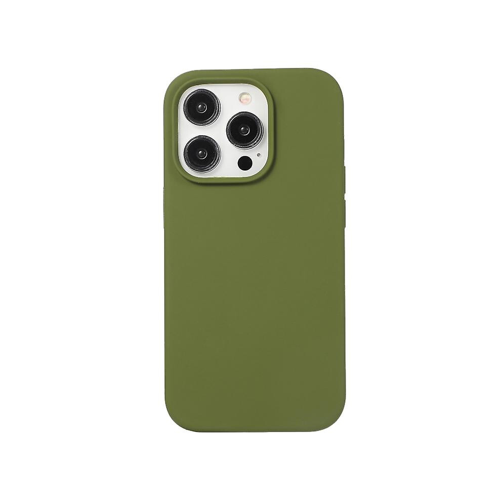 Compatible Iphone 14 Plus Liquid Silicone Phone Case:pine Green 5419526240343