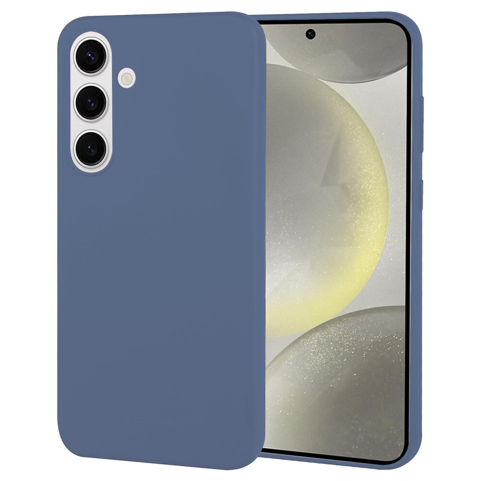 Compatible Samsung Galaxy S24 5G Goospery Soft Feeling Liquid Tpu Soft Phone Case:dark Blue 3225532135137