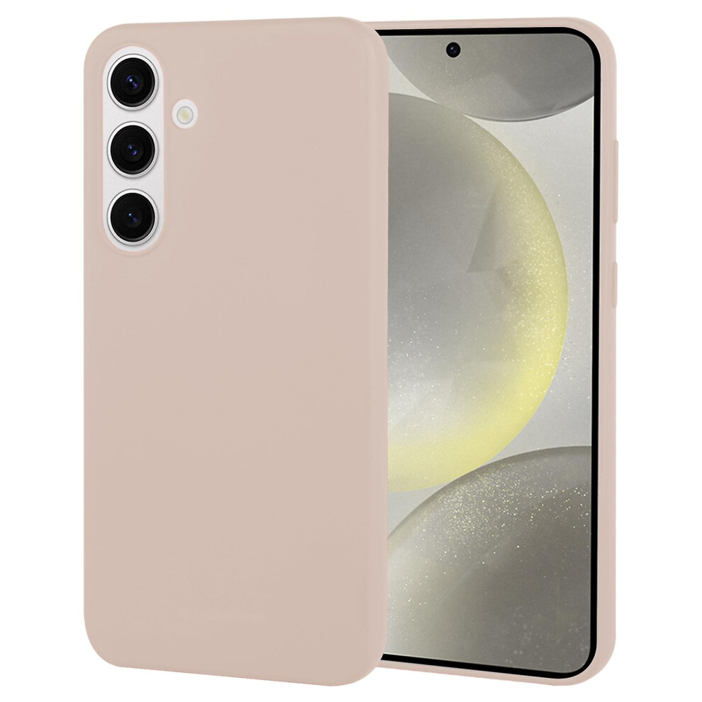 Compatible Samsung Galaxy S24 5G Goospery Soft Feeling Liquid Tpu Soft Phone Case:apricot 3225532135113