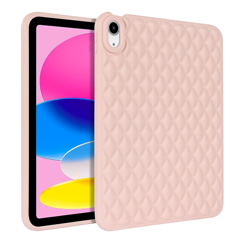 Compatible Ipad Mini 6 Rhombic Tpu Tablet Case: Pink 8303483114038