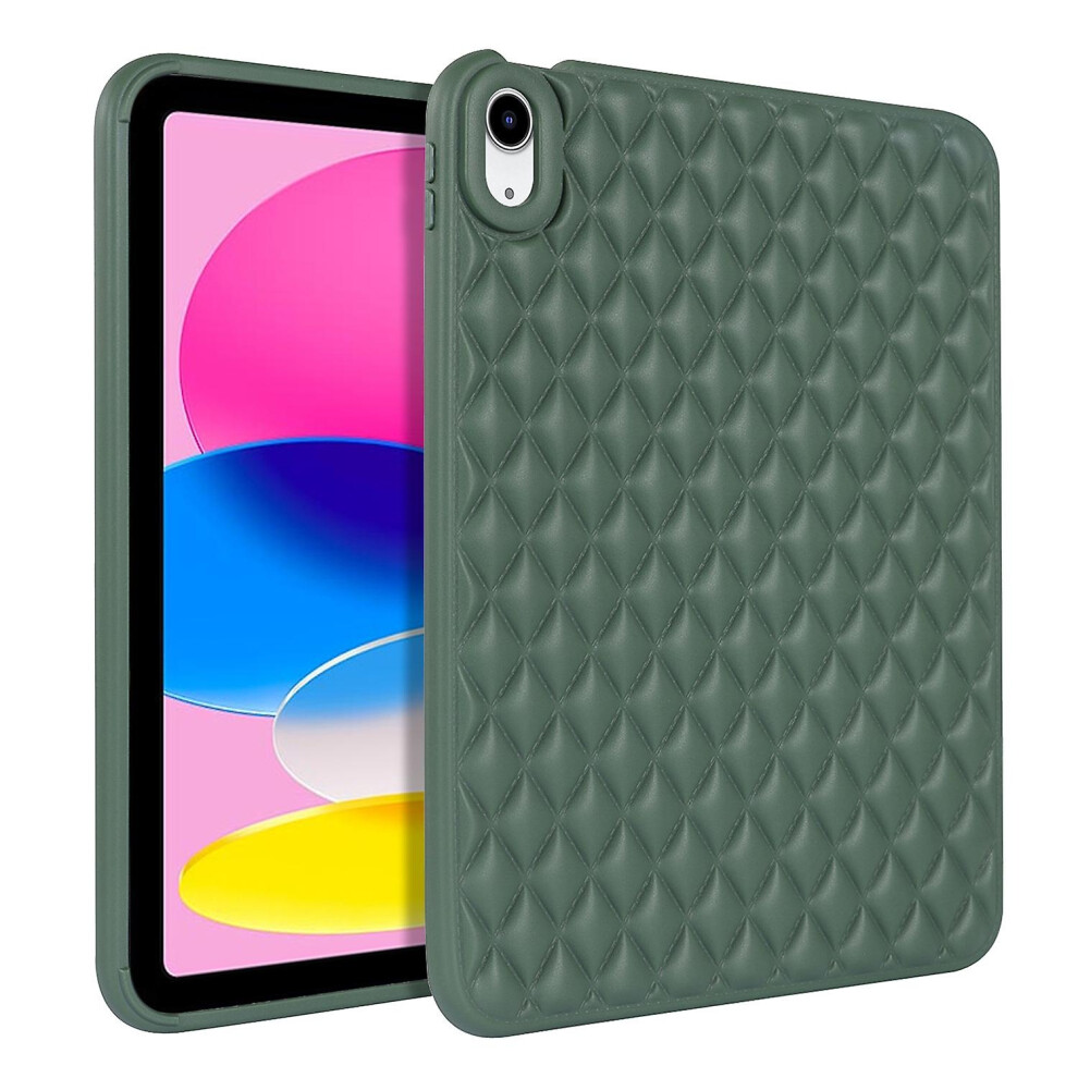 Compatible Ipad Mini 6 Rhombic Tpu Tablet Case: Green 8303483114014