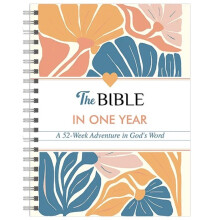 The Bible in A Year: A 52-Week Study Through Gods Word - Spiral Bible Study Guide 52-Week Womens Bible Plan Study