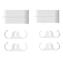 Universal Computer Water Cooler Tube Pipe COMB Arrange Fixed Buckle Clip PC DIY Accessory Clips White
