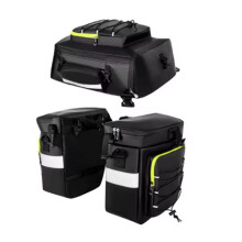Bike Bags 3 in 1 Bike Saddle Bags 53L Large Capacity Shoulder Rides for Rear Rack Professional Cycling Accessories