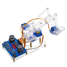 Vier Freiheitsgrade Montage Roboter DIY Arm Mikrocontroller Lötset, STEM Maker Lernteile für