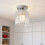 Living And Home E27 Modern Crystal Ceiling Light 1
