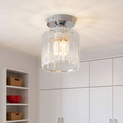 Living And Home E27 Modern Crystal Ceiling Light