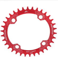 MOTSUV 104BCD MTB Bike Chainring 34T Oval Narrow Wide Crank Star Ring Disc  Cycling Parts Set Red