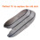 Car Microfiber Leather Center Console  Box Pad Armrest Cover Protective Cover for  RDX 2007-2012 Grey 4