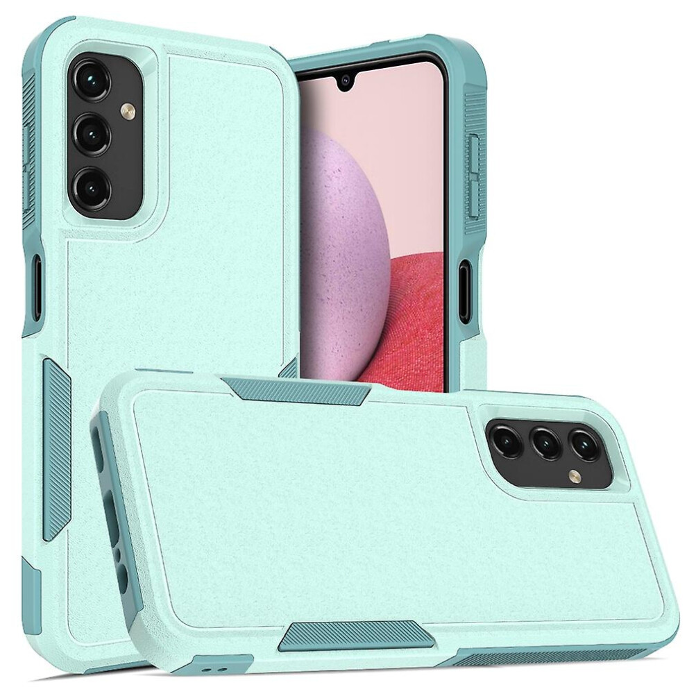 Compatible Samsung Galaxy A14 4G / 5G 2 In 1 Pc + Tpu Phone Case:light Green 8235414200698