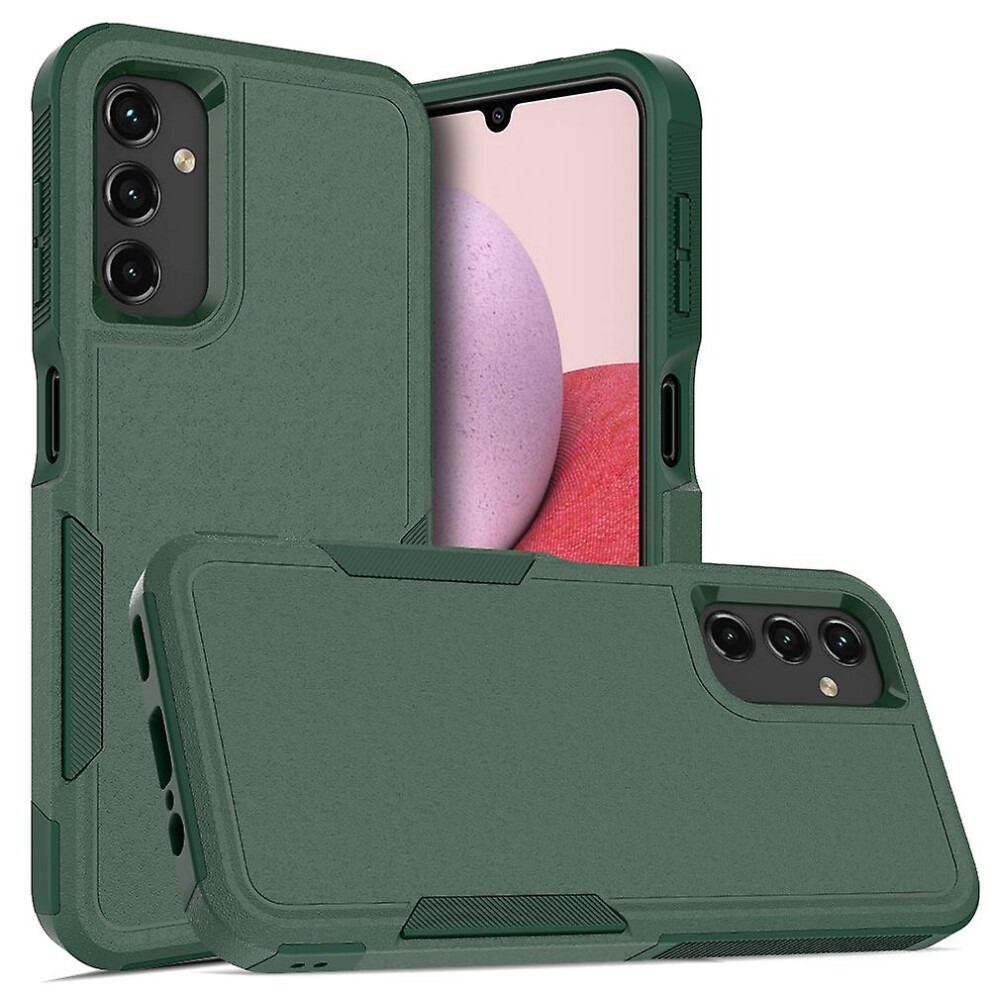 Compatible Samsung Galaxy A14 4G / 5G 2 In 1 Pc + Tpu Phone Case:dark Green 8235414200681