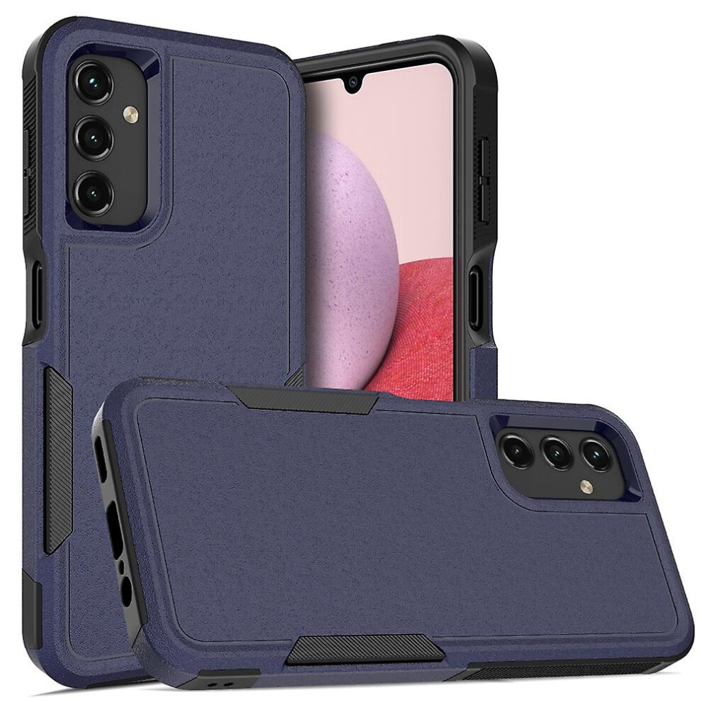 Compatible Samsung Galaxy A14 4G / 5G 2 In 1 Pc + Tpu Phone Case:dark Blue 8235414200674