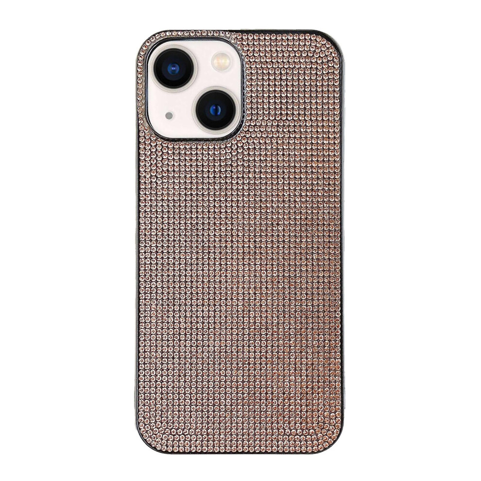Compatible Iphone 14 Solid Color Diamond Tpu Phone Case:rose Gold 5423855226848