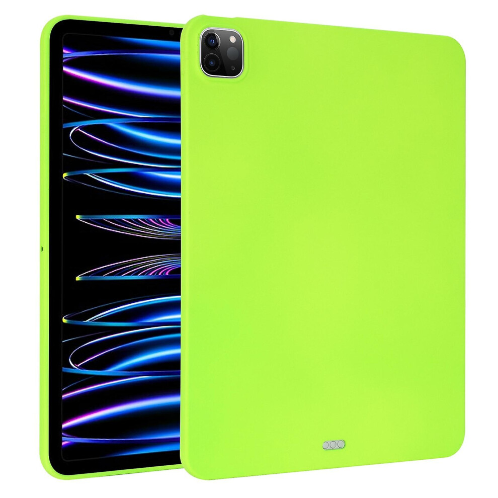 Compatible Ipad Pro 12.9 2018/2020/2021/2022 Oil Spray Skin-Friendly Tpu Tablet Case:fluorescent Green 7682067333326