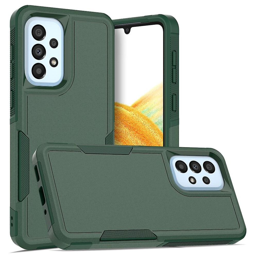 Compatible Samsung Galaxy A33 5G 2 In 1 Pc + Tpu Phone Case:dark Green 3581503313370