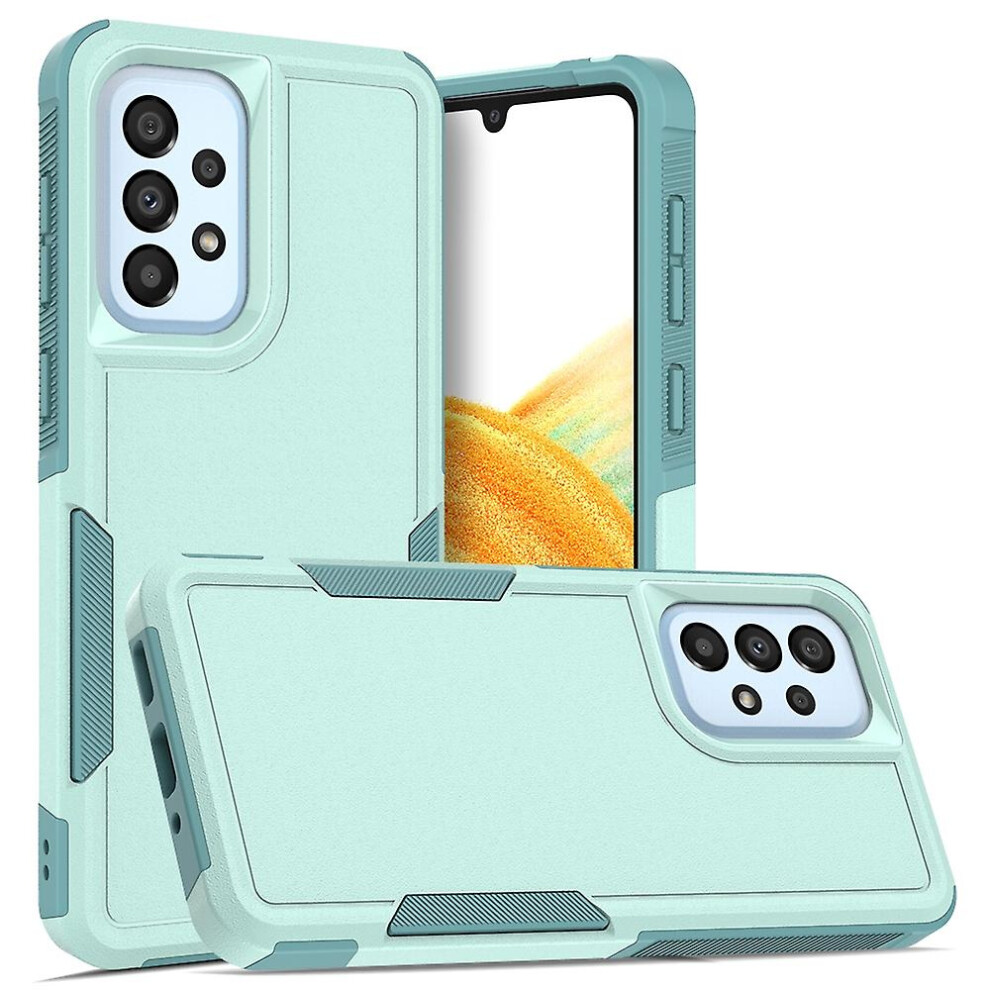 Compatible Samsung Galaxy A33 5G 2 In 1 Pc + Tpu Phone Case:light Green 3581503313387